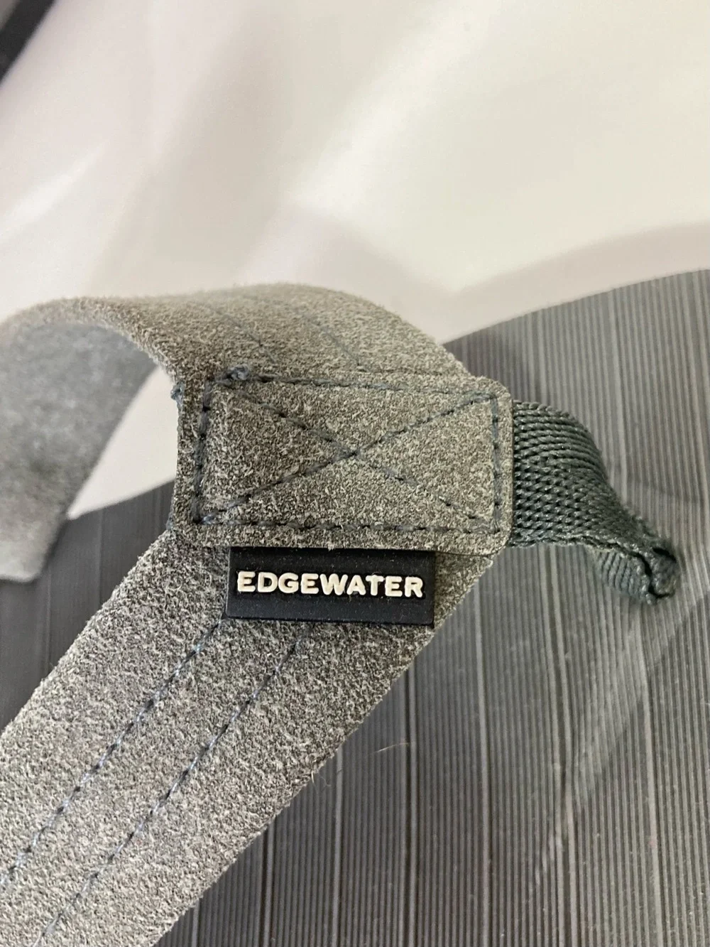 Nwot EDGEWATER Sandals Men US ~11 Grey Thong Rubber